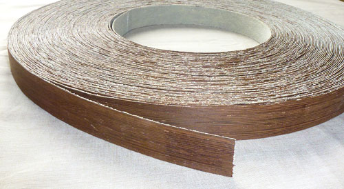 Wenge Veneer Edge Banding, Iron On Edging Tape - edgeband.co.uk